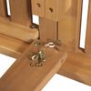 vidaXL Folding Sun Lounger Solid Acacia Wood
