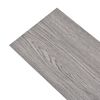 vidaXL Self-adhesive PVC Flooring Planks 5.02 m² 2 mm Dark Grey