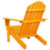 vidaXL Garden Adirondack Chair Solid Fir Wood Orange