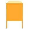 vidaXL TV Cabinet Mustard Yellow 105x35x50 cm Steel