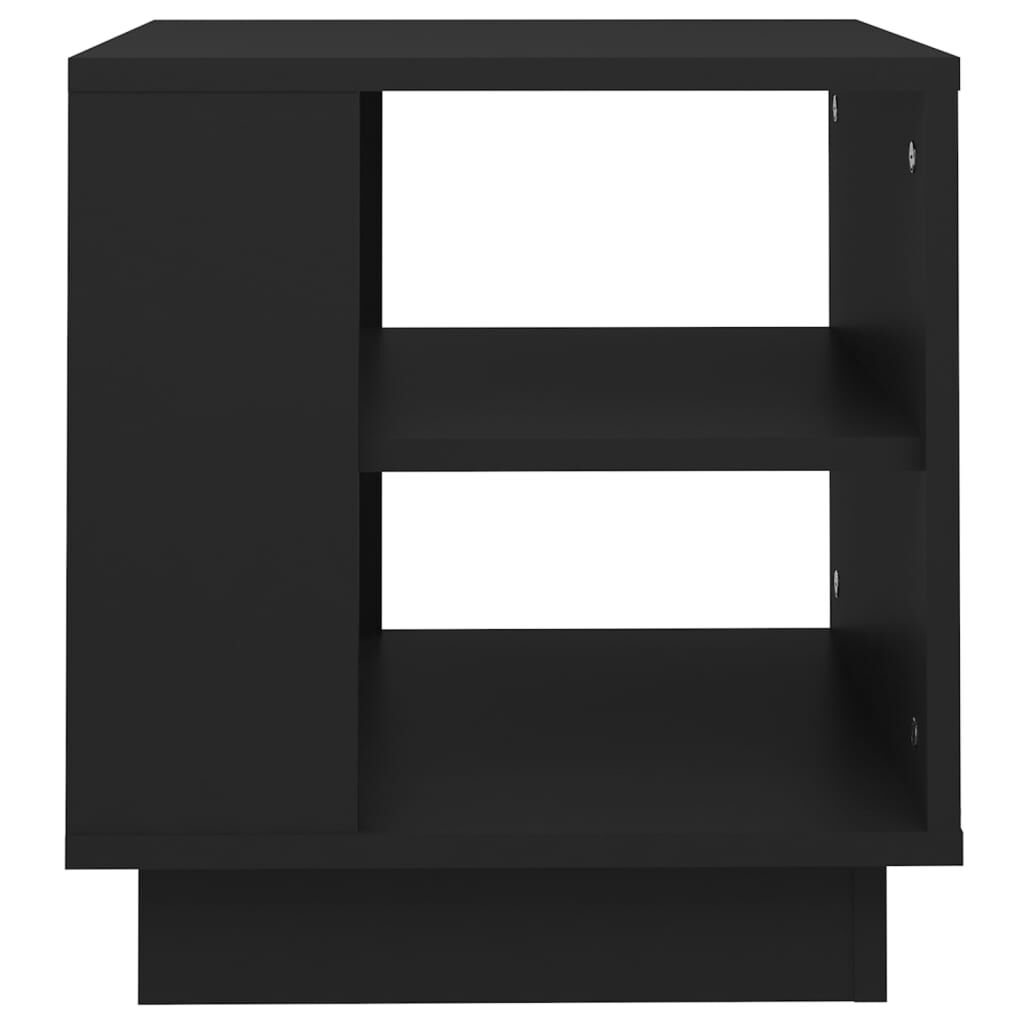 vidaXL Coffee Table Black 40x40x43 cm Engineered Wood
