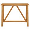 vidaXL 7 Piece Garden Bar Set Brown