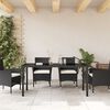 vidaXL Garden Table Black 160 x 80 x 73 cm Metal
