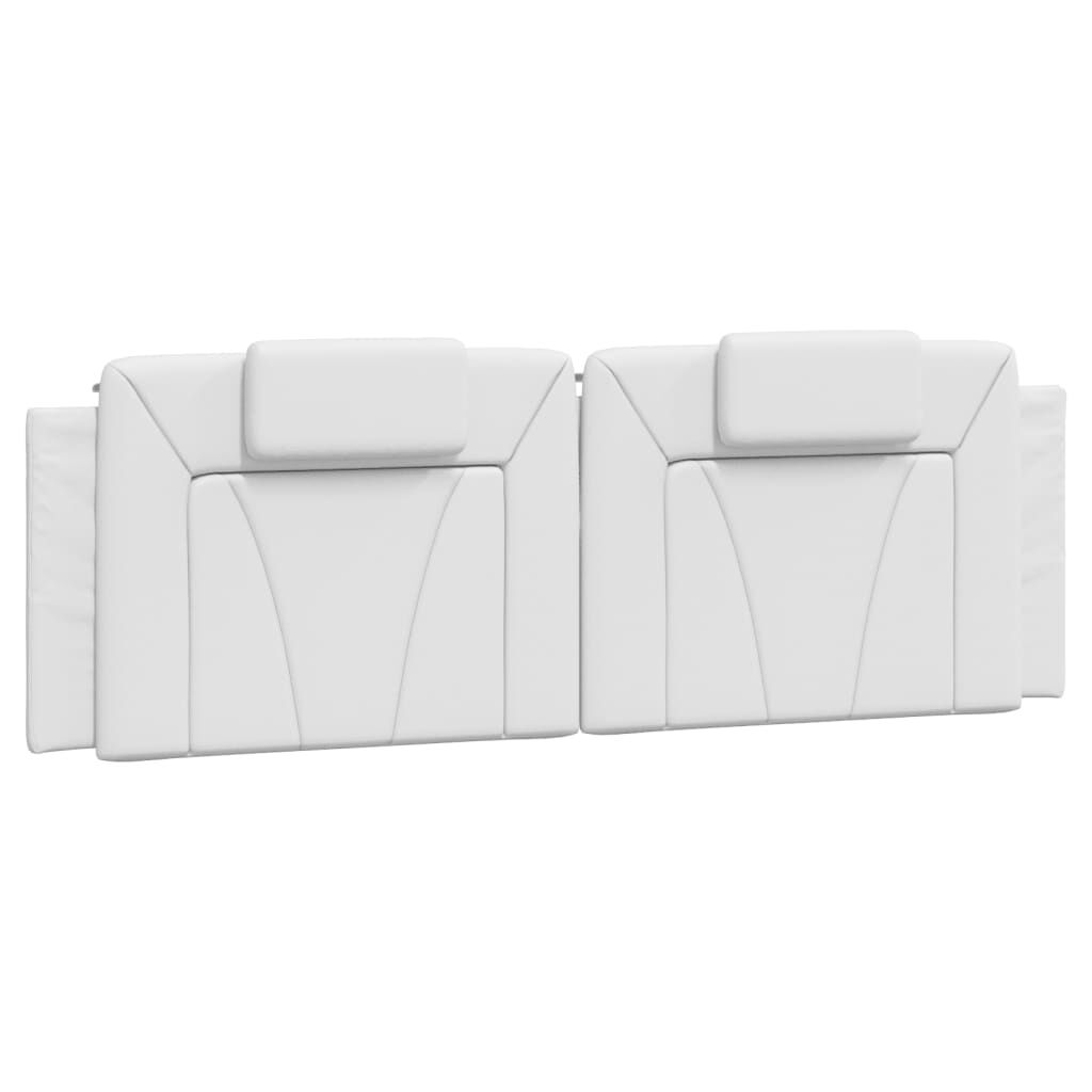 vidaXL Bed Frame without Mattress White 152x203 cm Faux Leather