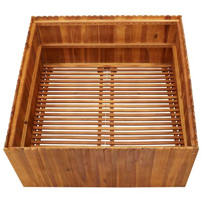 vidaXL Garden Raised Bed 100x100x50 cm Solid Acacia Wood