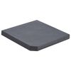 vidaXL Umbrella Weight Plate Black Granite Square 25 kg