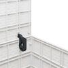 vidaXL Storage Box with Storage White 55 x 53 x 57 cm Polypropylene