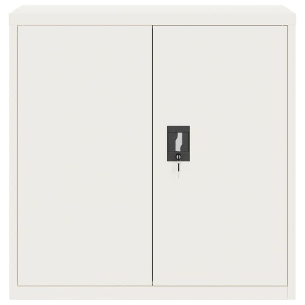 vidaXL File Cabinet White 90x40x90 cm Steel