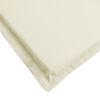 vidaXL Deck Chair Cushion Cream (75+105)x50x4 cm