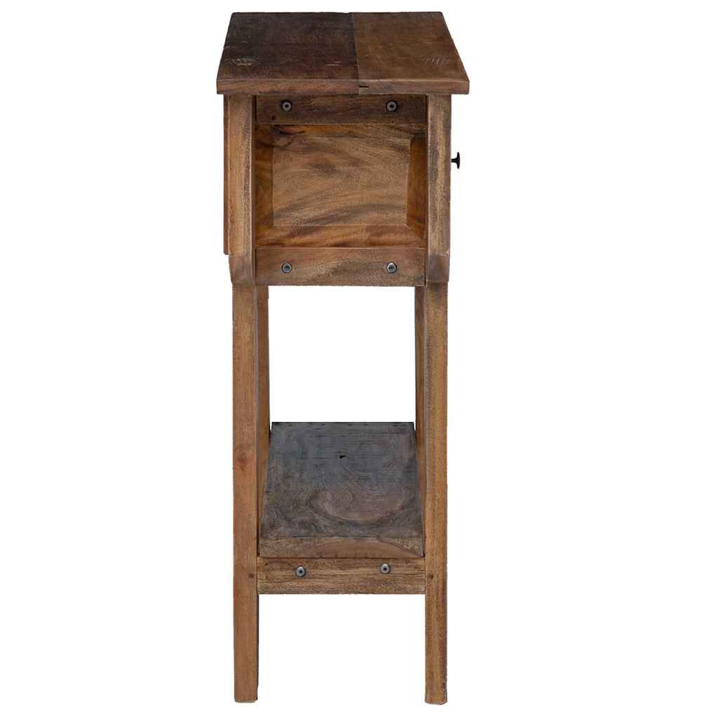 vidaXL Console Table Mixed Recycled Wood 80x35x80 cm