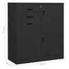 vidaXL Office Cabinet Anthracite 90x40x102 cm Steel