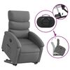 vidaXL Stand up Recliner Chair Dark Grey Fabric
