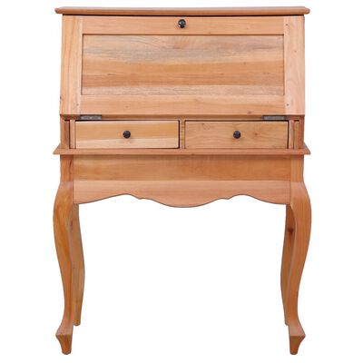 vidaXL Secretary Desk 78x42x103 cm Solid Mahogany Wood