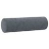 vidaXL Throw Pillows 2 pcs Dark Grey Ø15x50 cm Velvet