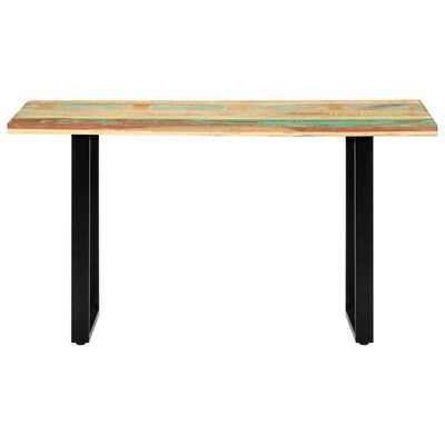 vidaXL Dining Table 140x70x76 cm Solid Reclaimed Wood