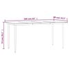 vidaXL 7 Piece Garden Dining Set Grey Poly Rattan
