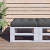 vidaXL Pallet Cushion Grey 58x58x10 cm Fabric