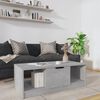 vidaXL Coffee Table Concrete Grey 102x50x36 cm Engineered Wood