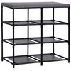vidaXL Storage Cabinet with 6 Drawers 55x29x55 cm Grey Steel