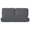 vidaXL Cushion Set 3 pcs Anthracite Oxford Fabric