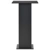 vidaXL Bar Table Black 60x60x110 cm