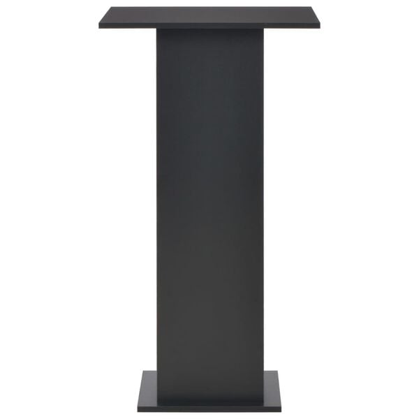 vidaXL Bar Table Black 60x60x110 cm