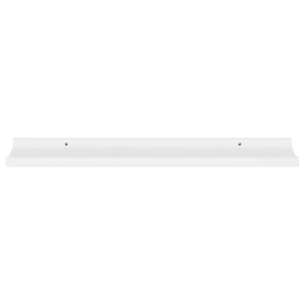 vidaXL Wall Shelves 4 pcs White 80x9x3 cm