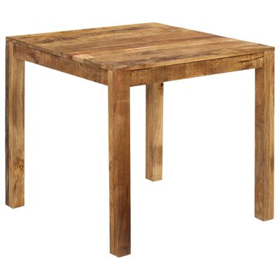 vidaXL Dining Table Solid Mango Wood 82x80x76 cm