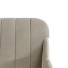 vidaXL Armchair Light Grey 63x76x80 cm Velvet