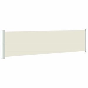 vidaXL Patio Retractable Side Awning 600x160 cm Cream