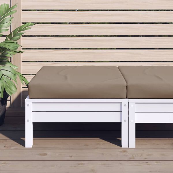 vidaXL Pallet Cushion Taupe 60x60x6 cm Oxford Fabric