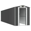 vidaXL Garden Shed Anthracite 192x772x223 cm Galvanised Steel