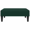 vidaXL Footstool Dark Green 77x55x31 cm Velvet