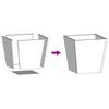 vidaXL Garden Planters Anthracite 2 pcs 40x40x40 cm Steel
