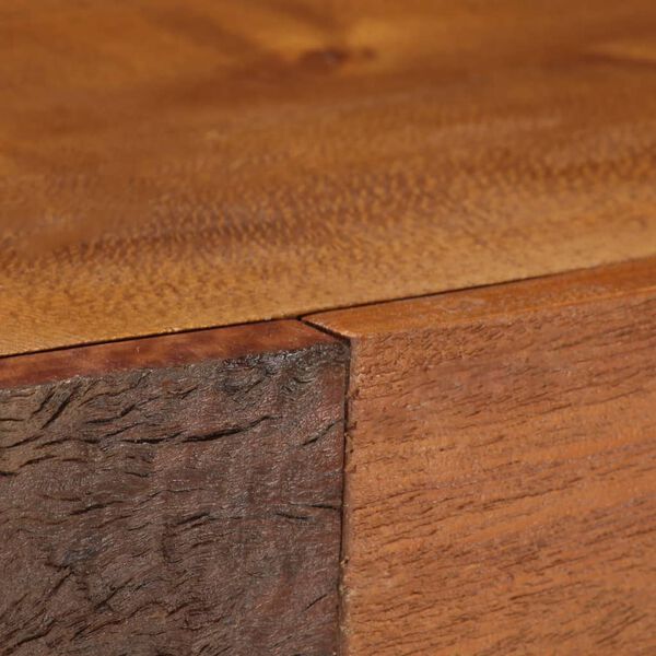 vidaXL Sideboard Brown Solid Reclaimed Wood 110x30x75 cm