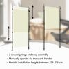 vidaXL Outdoor Roller Blind 100x270 cm Cream