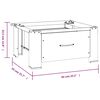 vidaXL Washing Machine Pedestal with Drawer White