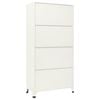 vidaXL Locker Cabinet Grey and Blue 90x45x180 cm Steel