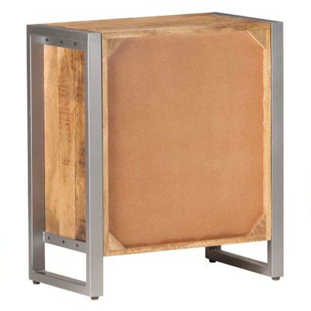 vidaXL Sideboard 60x35x70 cm Rough Mango Wood