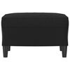 vidaXL Footstool Black 60x50x41 cm Faux Leather