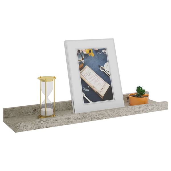vidaXL Wall Shelves 2 pcs Concrete Grey 40x9x3 cm
