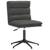 vidaXL Dining Chairs 2 pcs Black Faux Leather