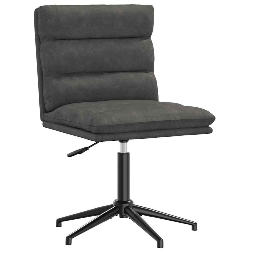 vidaXL Dining Chairs 2 pcs Black Faux Leather