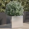 vidaXL Planter Silver 32x30x29 cm Stainless Steel