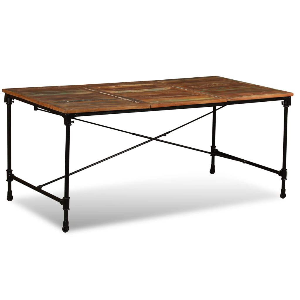 vidaXL Dining Table Solid Reclaimed Wood 180 cm