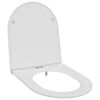 vidaXL Quick Release Toilet suitable for Seat White 44 x 36.4 x 3.4 cm Duroplast
