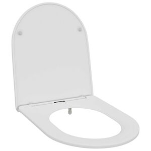 vidaXL Quick Release Toilet suitable for Seat White 44 x 36.4 x 3.4 cm