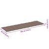 vidaXL Sun Loungers 2 pcs with Cushions Solid Acacia Wood