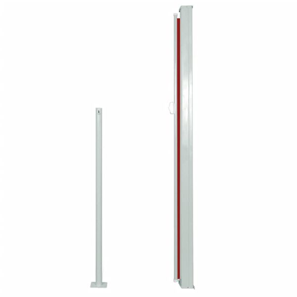 vidaXL Retractable Side Awning 160 x 500 cm Red