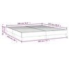 vidaXL Bed Frame without Mattress Dark Grey California King Fabric (US Only)